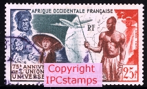 75 anniversaire de l'union postale.