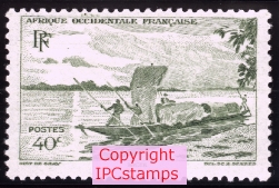 Pirogue au Niger.