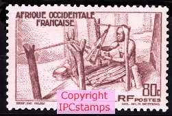 Tisserand au Dahomey.