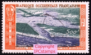 Canal de Vridi et port d'Abidjan (Cte d'Ivoire).